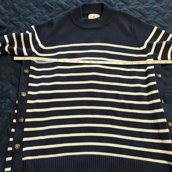 Tuckernuck Navy Striped Cotton Sweater - Picture 5 of 6